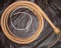 10ft Natural Tan 12 plait Indiana Jones Bullwhip 3F